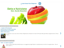 Tablet Screenshot of dietabianchini.com